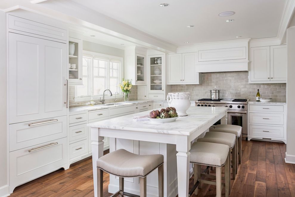 Allen and Roth Flooring Traditional Kitchen with Modern
