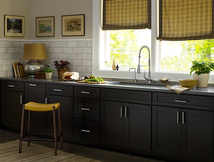American Standard 2034.014 020 Contemporary Kitchen with Flower