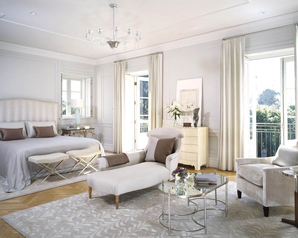 Area Rugs at Target Transitional Bedroom with Window Treatments