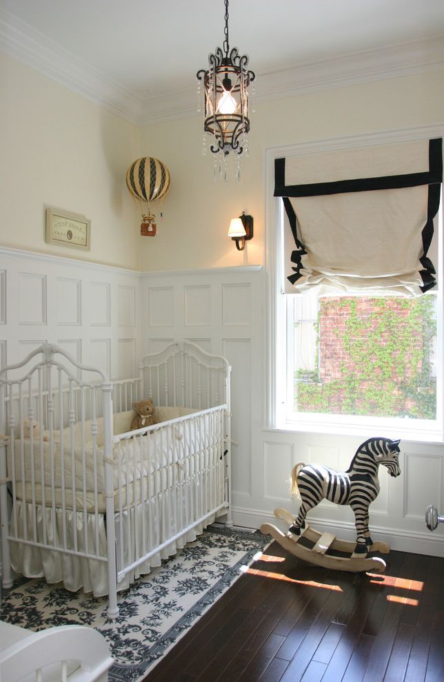 Bertini Pembrooke 4 in 1 Convertible Crib Natural Rustic Traditional Nursery with Zebra Rocking Horse