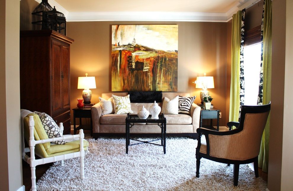 Closetmaid Design Tool Contemporary Living Room with Window Treatments