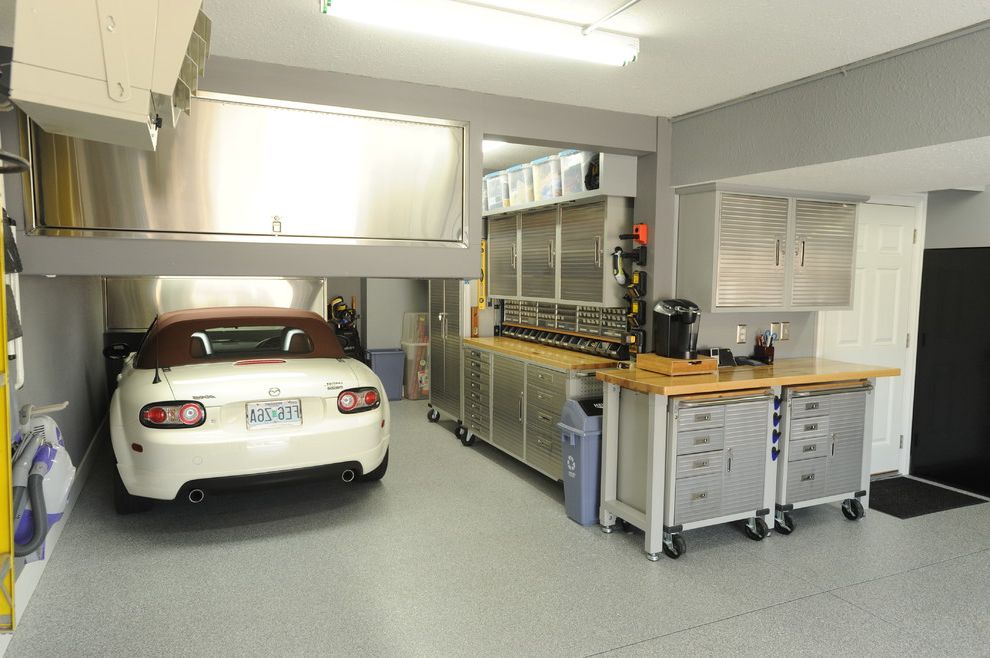 Closetmaid Design Tool Modern Garage with Built In
