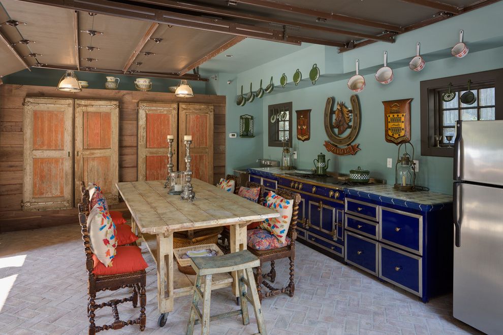 Comenity Palais Royal Eclectic Kitchen with Antiques
