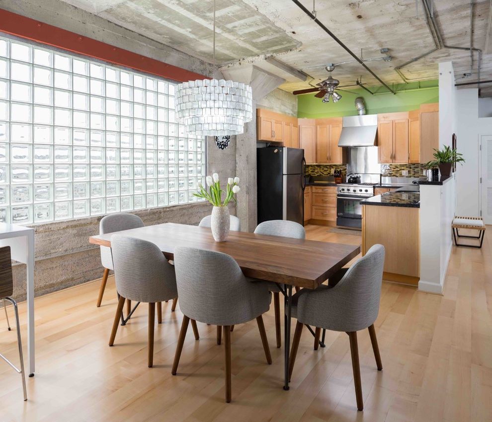 Comenity West Elm Industrial Dining Room with Oakland