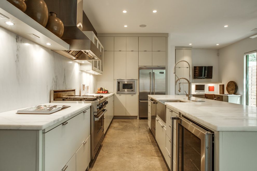 Comenity West Elm Modern Kitchen with Petrified Wood