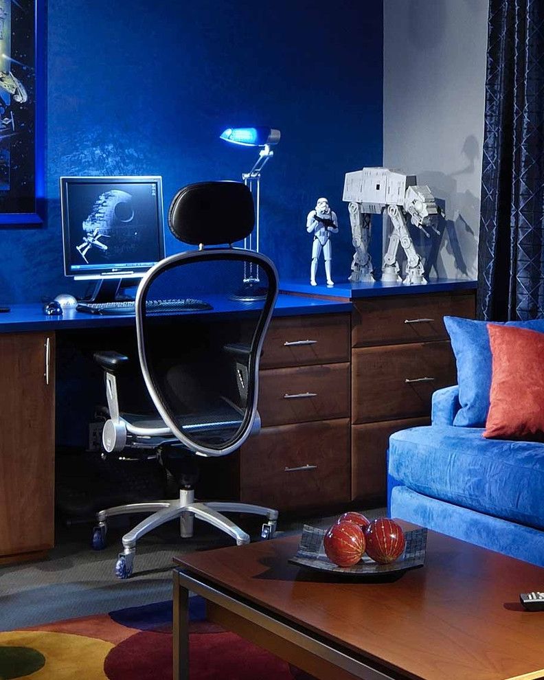 Cosco Rugs Modern Home Theater with Star Wars