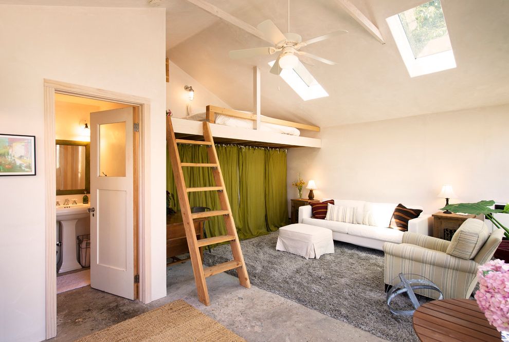 Discovery World Bunk Beds Contemporary Living Room with Bright Airy