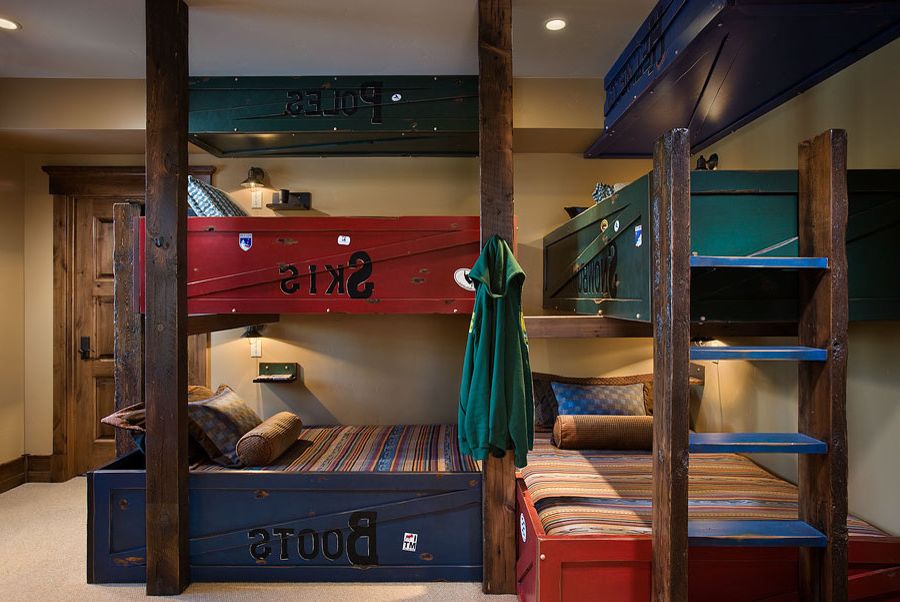 Discovery World Bunk Beds Eclectic Bedroom with Eclectic