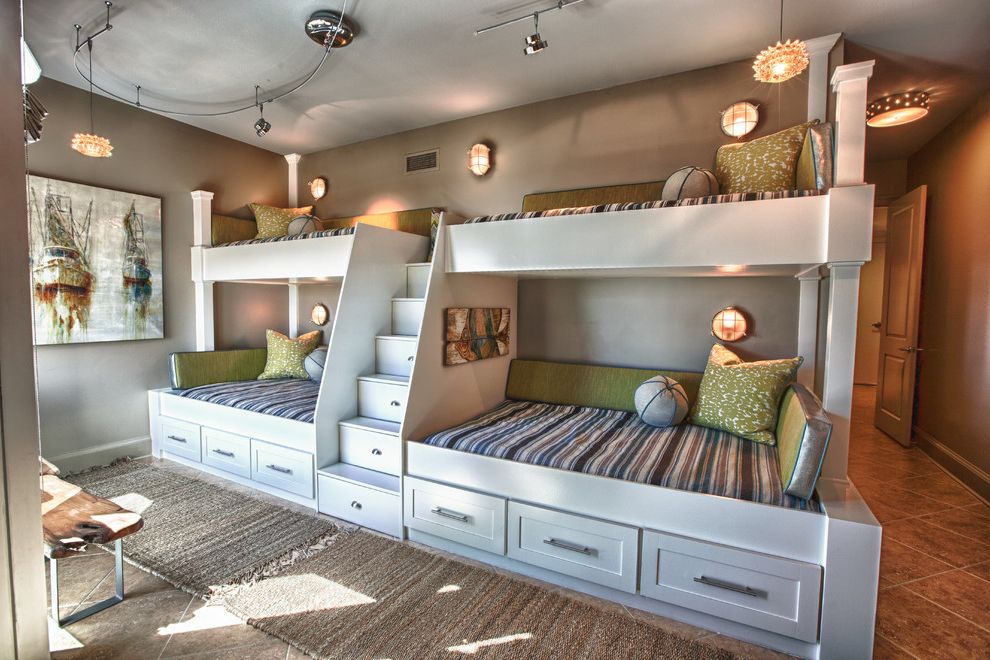 Dorel Twin Over Full Metal Bunk Bed Multiple Colors Beach Style Kids with Bunk Beds