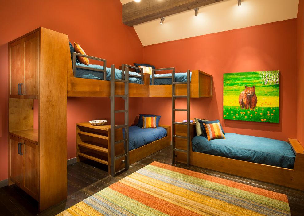 Dorel Twin Over Full Metal Bunk Bed Multiple Colors Contemporary Kids with Bear