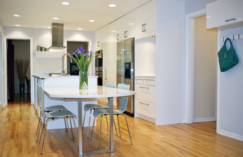 End Table with Attached Lamp Modern Kitchen with Abstrakt