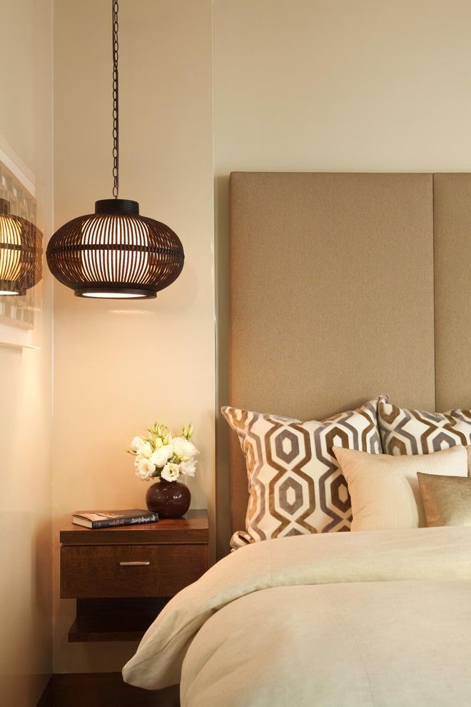 Hanging Lamps Lowes Contemporary Bedroom with Bedside Table
