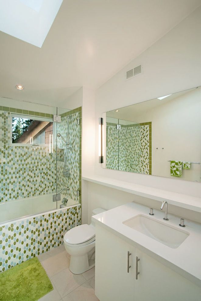 Kohler Levity Shower Door Review Contemporary Bathroom with Frameless Mirror