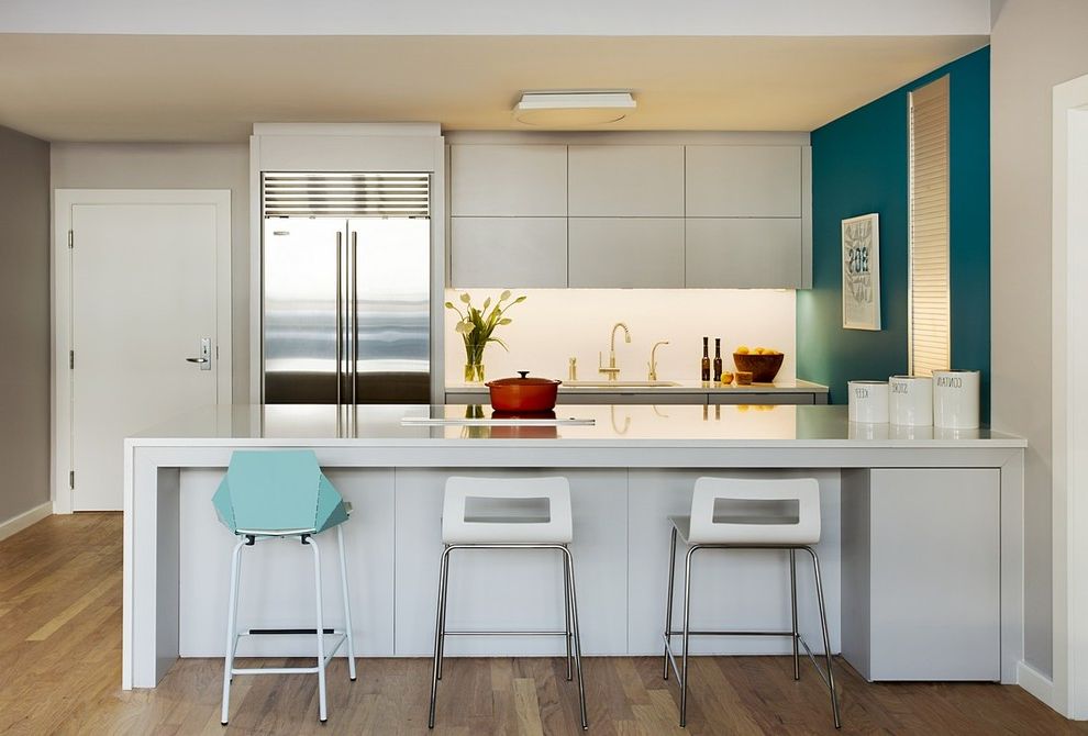 Le Creuset Outlet Online Contemporary Kitchen with White Kitchen