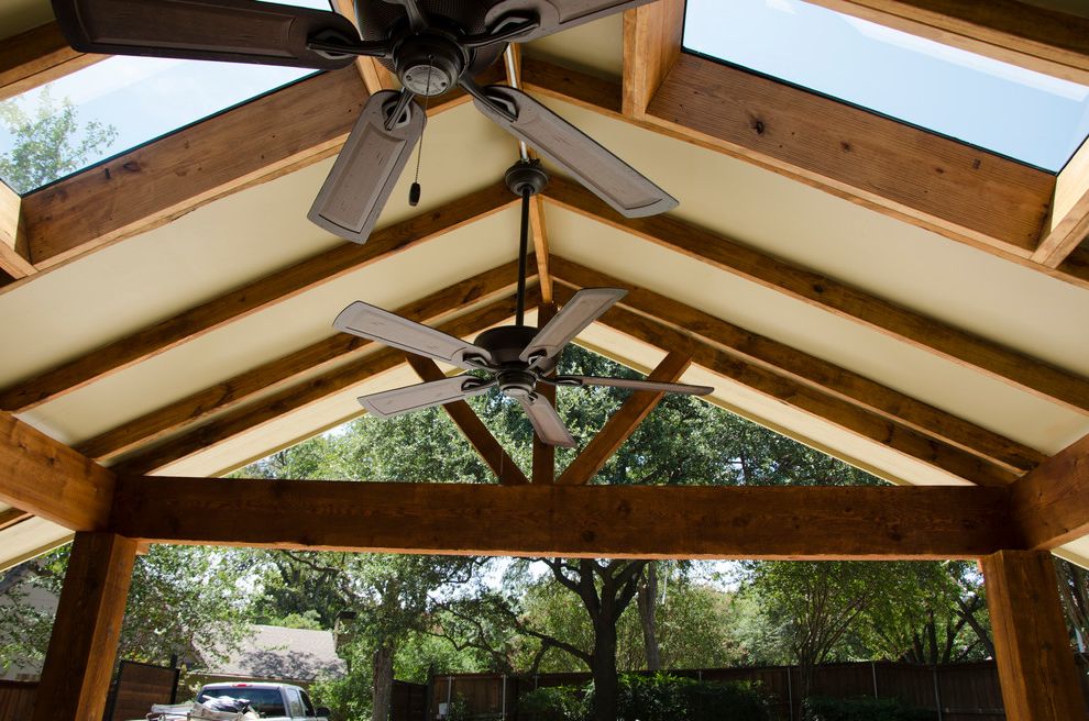 Menards Ceiling Fans with Lights Traditional Patio with Roof Extension Over Patio