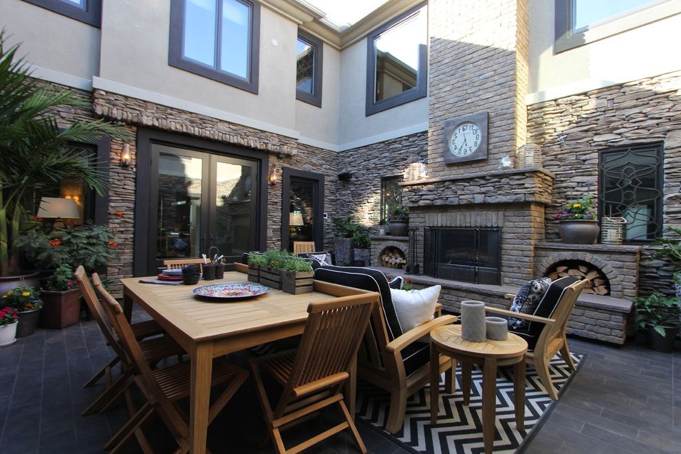 Menards Outdoor Rugs Traditional Patio with Decorative Ironwork
