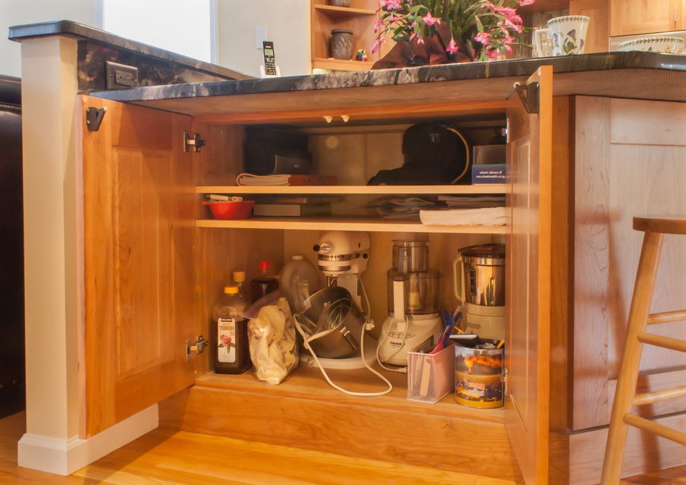 Midas Acton Ma Transitional Kitchen with Stainless Steel Hood