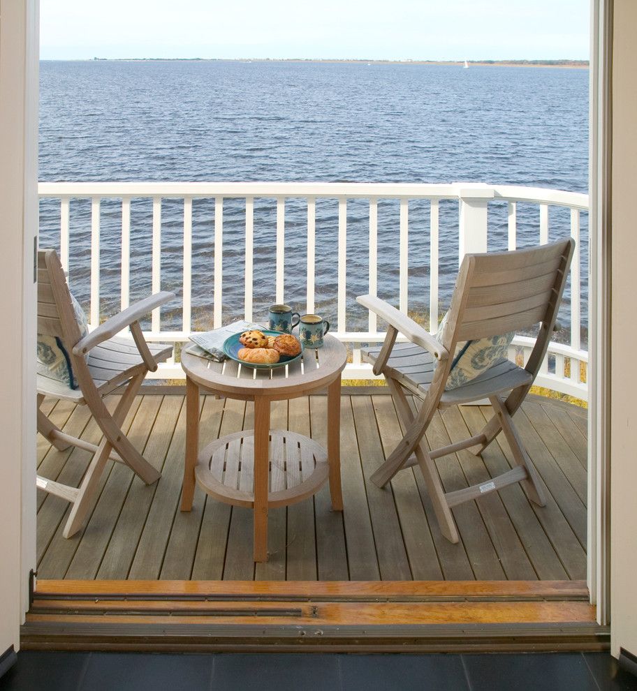 Outdoor Folding Chairs Target Traditional Balcony with Wood Ceiling