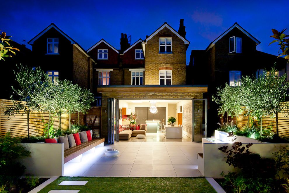 Patio Sets Under 300 Contemporary Exterior with Family Garden