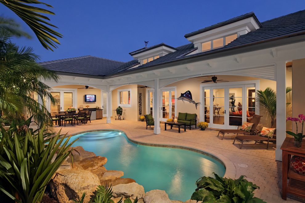Patio Sets Under 300 Traditional Pool with Night