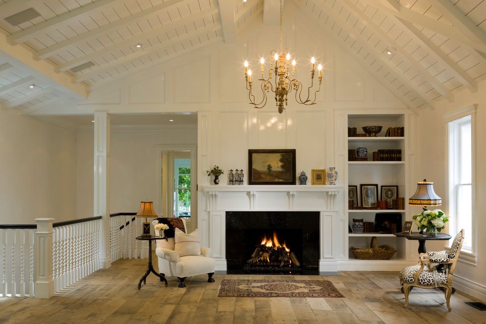 Primary Care of the Andovers Traditional Living Room with White Painted Wood