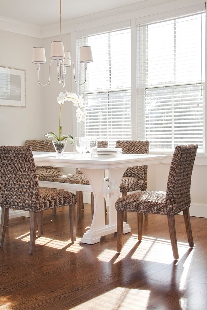 Wicker Chairs Lowes Beach Style Dining Room with Trestle Dining Table