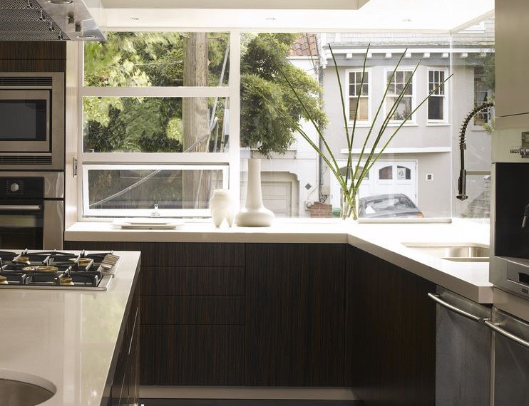 Artscape Window Film Contemporary Kitchen with Noe Valley