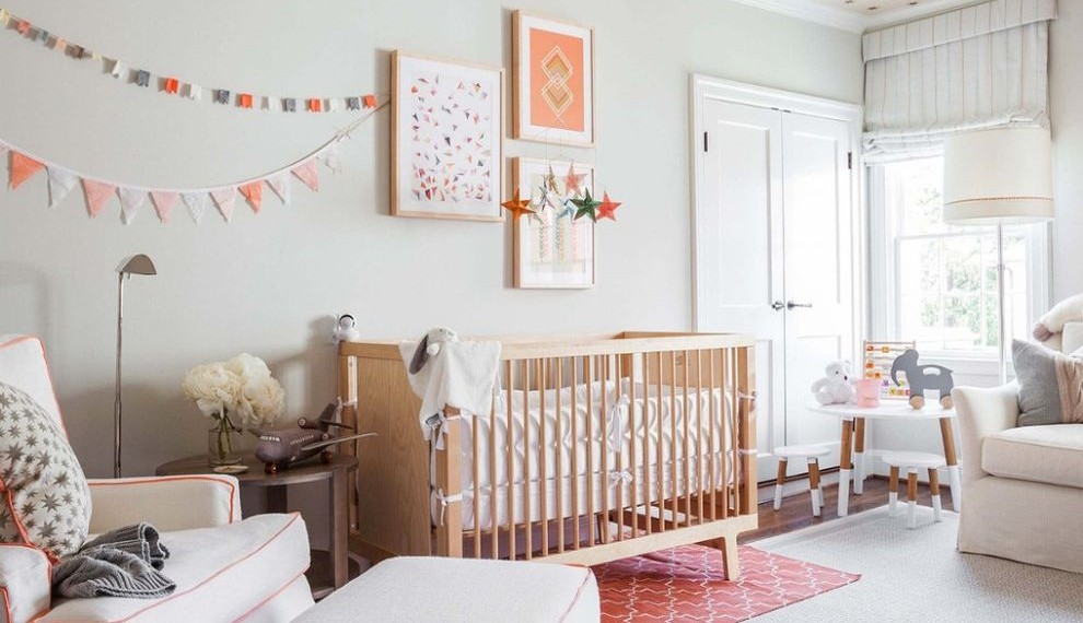 Baby Shower Invitation Maker Scandinavian Nursery with Toy Airplane