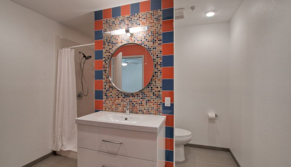 Bathroom Vanity Clearance Contemporary Bathroom with Shower