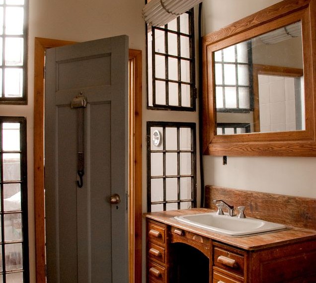 Bathroom Vanity Clearance Rustic Bathroom with Loft