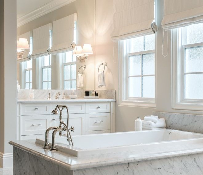 Bathroom Vanity Clearance Transitional Bathroom with Marble Floor
