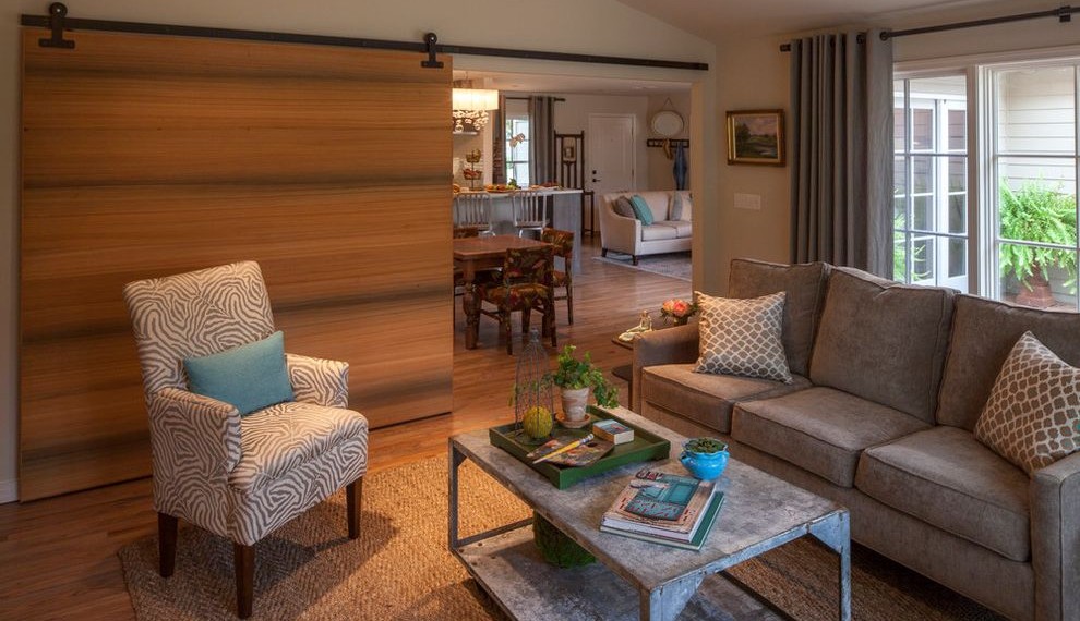 Bellawood Flooring Contemporary Living Room with Rustic