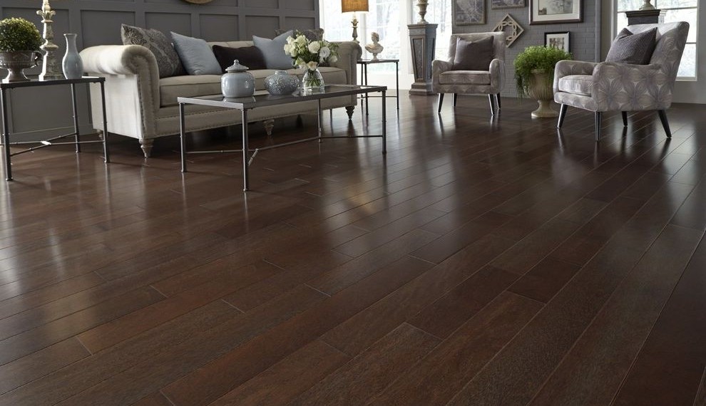 Bellawood Flooring Contemporary Living Room with Vinyl Wood Floors