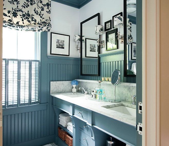 Benjamin Moore Exterior Paint Colors Traditional Bathroom with Wall Sconce