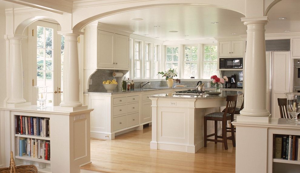 Best Mop for Laminate Floors Traditional Kitchen with Archway