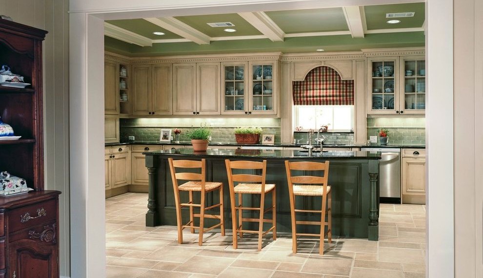 Blasting Cabinet Traditional Kitchen with Cabinets with Crown