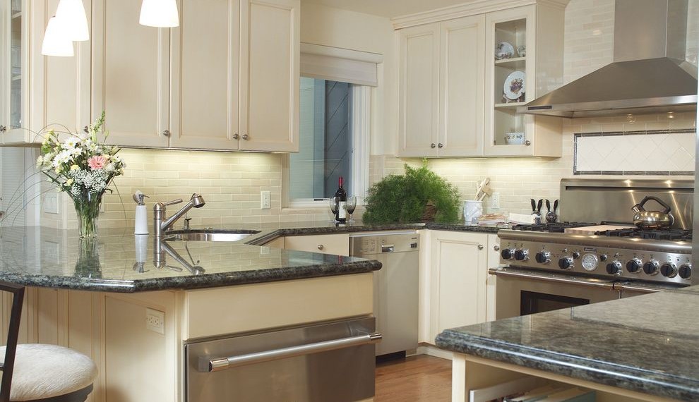 Bushbeans.com Recipes Traditional Kitchen with Ceiling Lighting