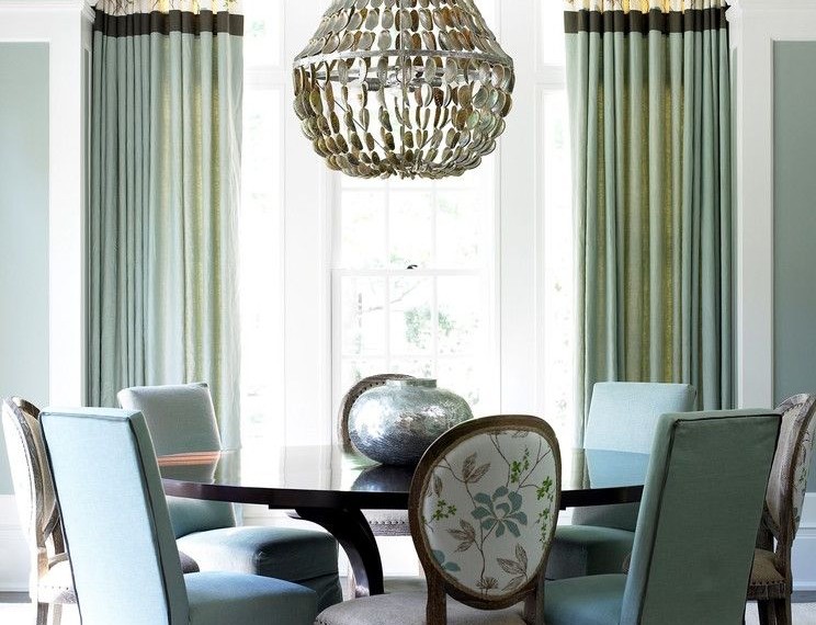 Chair Slip Covers Traditional Dining Room with Chair Slip Cover