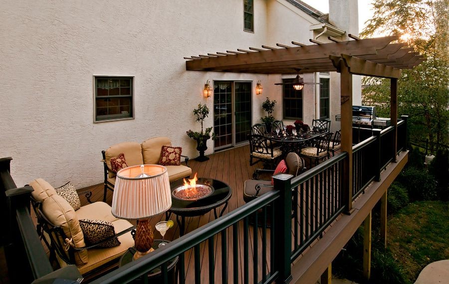 Composite Deck Boards Traditional Patio with Award Winning Deck