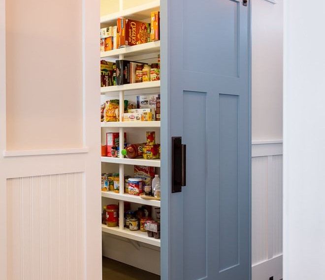 Doggie Doors for Sliding Glass Doors Beach Style Kitchen with Open Shelving Pantry