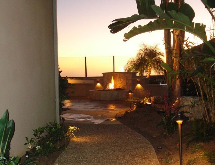 Dropcam Pro Craftsman Landscape with Palm Trees