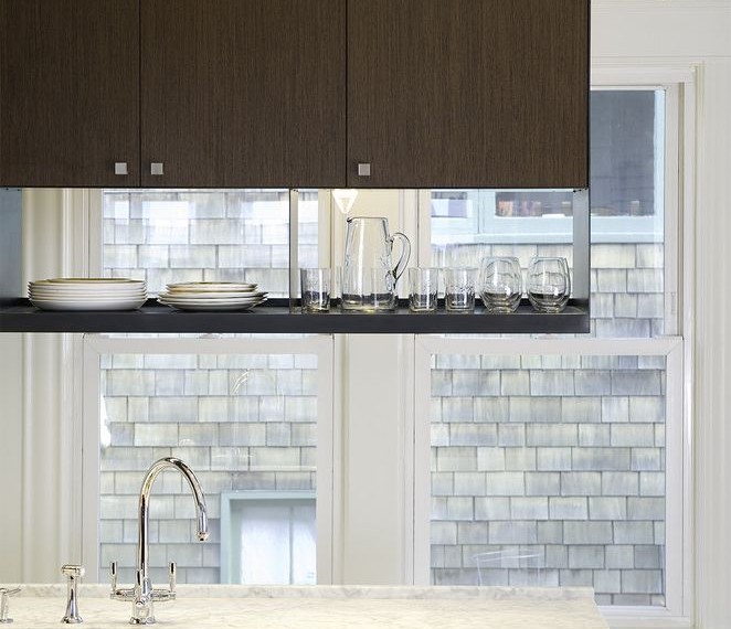Dupont Water Filter Contemporary Kitchen with Dark Wood Cabinets
