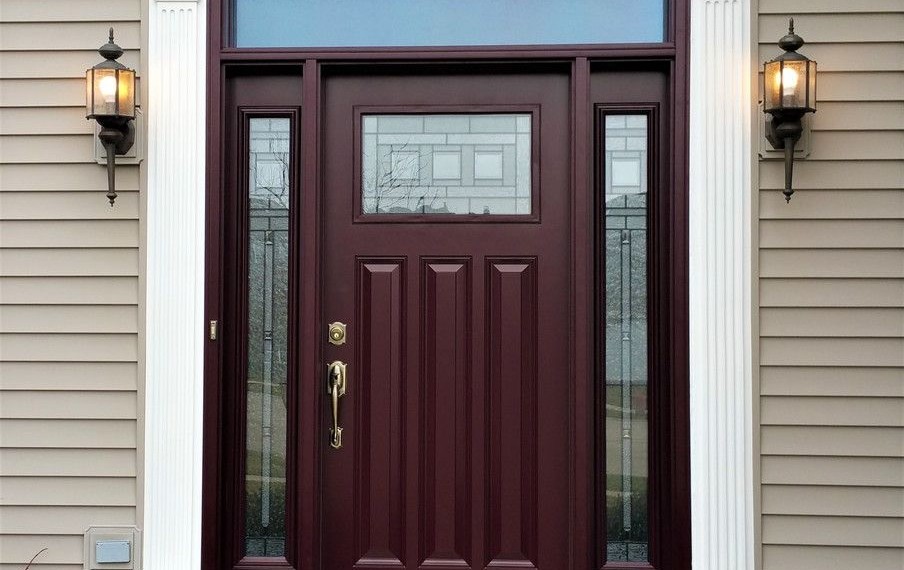Entry Doors with Sidelights Craftsman Entry with Craftsman Style