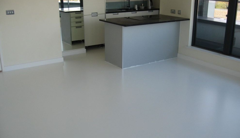 Epoxy Shield Contemporary Kitchen with Epoxy Flooring Newcastle Tyne and Wear