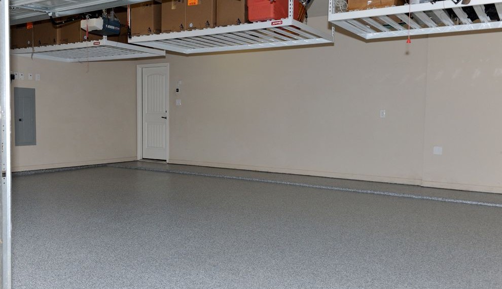 Epoxy Shield Traditional Garage with Garage