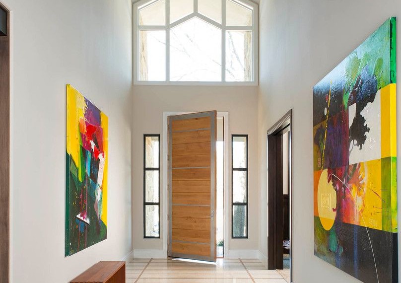 Fiberglass Front Doors Contemporary Entry with Front Door Single