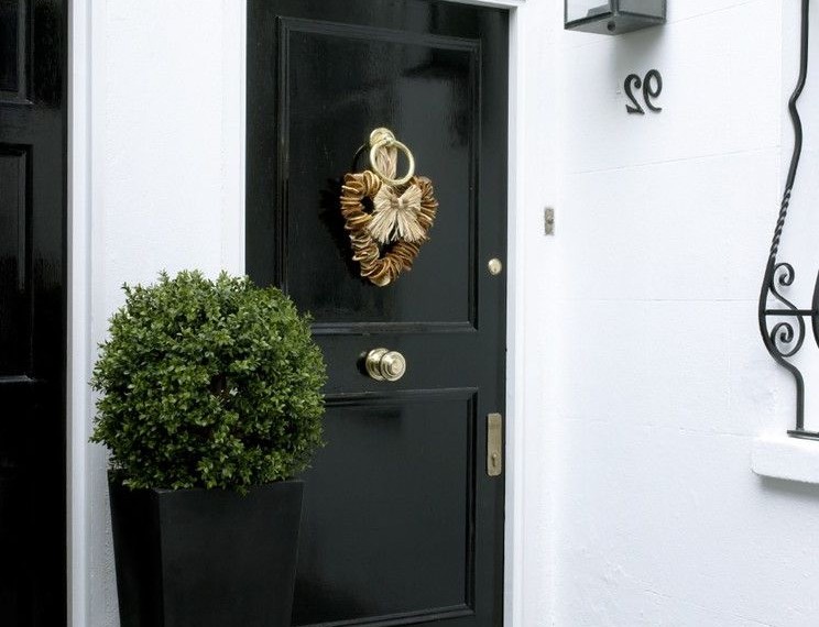 Fiberglass Front Doors Traditional Entry with White Exterior