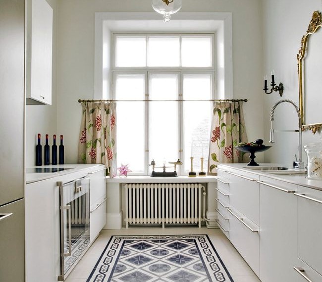 Fitted Rectangle Tablecloths Transitional Kitchen with Victorian