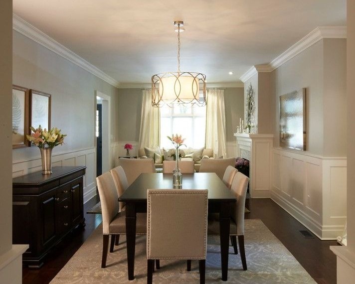 Free Tv Shows Online Full Episodes Traditional Dining Room with Wainscoting