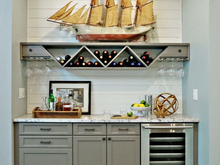 Frigidaire Ice Maker Not Working Transitional Home Bar with Home Bar